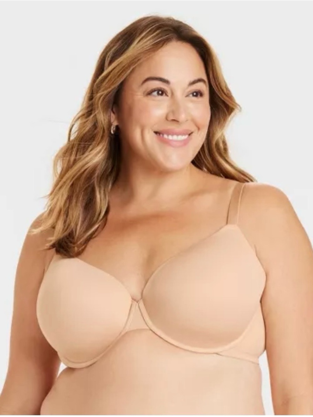Auden Smooth Molded Beige Underwire Bra 46DD